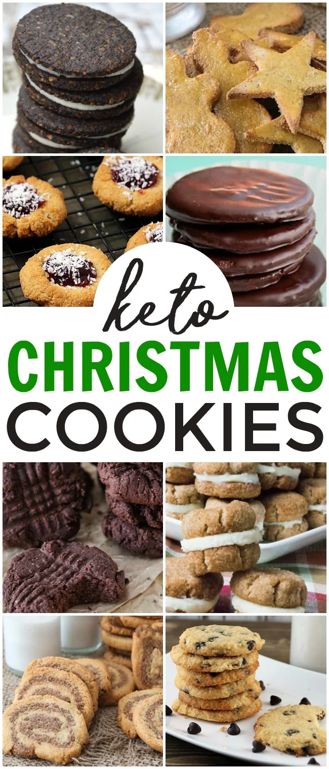 Want to enjoy those favorite holiday cookies but also stick with your healthy eating goals? Try any of these Keto Christmas cookies!