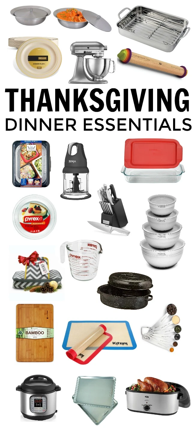 The guests are invited, the menu is planned but what are you forgetting? Make sure you have all the Thanksgiving dinner essentials you need with this must-have list. #Thanksgiving #DinnerEssentials #ThanksgivingMustHaves #ThanksgivingDinner