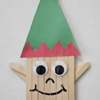 This popsicle stick elf craft is perfect for getting into the spirit of the holiday season. Now that the kids are on Christmas break, pull out the art supplies and get to creating this Santa's little helper. 