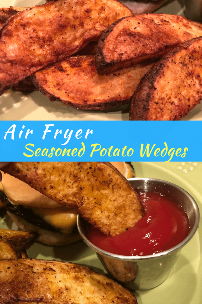 fryer wedges air potato seasoned recipe crispy recipes potatoes easy frozen fry collect oven batter ranch cooks she help later