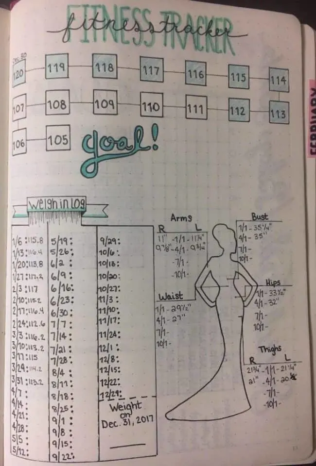 https://todayscreativeideas.com/wp-content/uploads/2018/01/Bullet-Journal-Weight-Loss-Tracker-Petite-Planner-e1514943658193.jpg.webp