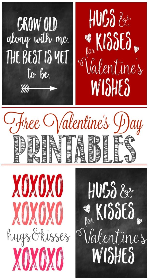 Free Valentine Printables Farmhouse Style Today's Creative Ideas