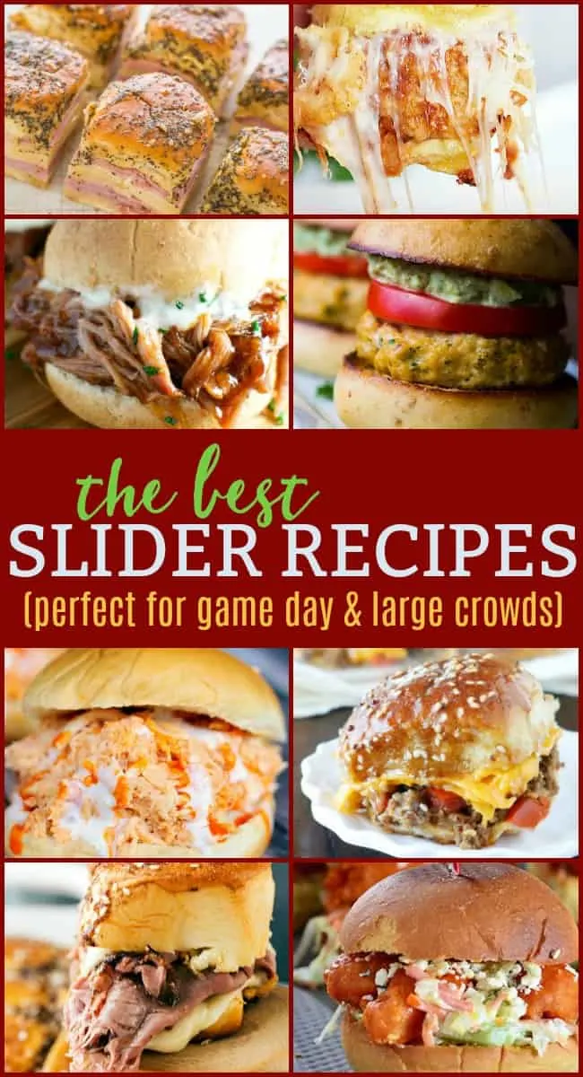 Looking for the best slider recipes? Today we have some of the best mini burger and slider recipes that are some of the top rated and pinned around the web. A tiny sandwich with a big tasty bite and a whole lot of fun. #BestSliderRecipes #SliderRecipes #Sliders #GameDayRecipes #Appetizers 
