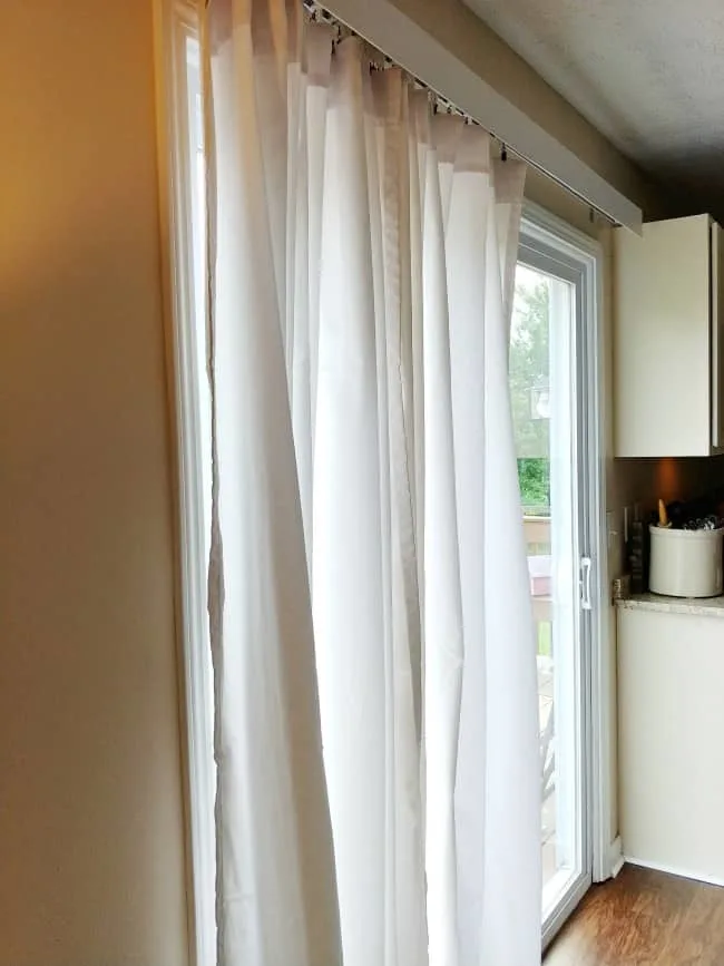 If you are looking for the solution on how to replace vertical blinds with curtains because you either don't want to hang new hardware or needing a solution for vertical blinds in your rental then look no further.  #VerticalBlinds #RentalSolutions