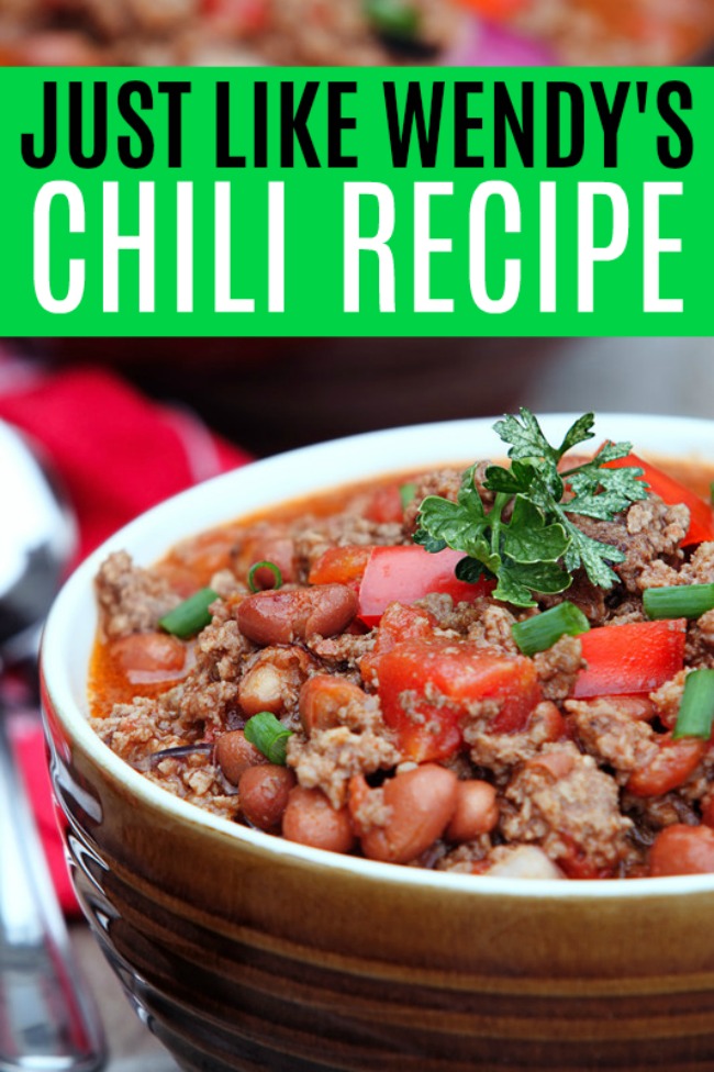 Copycat Wendy's Chili Recipe | Today's Creative Ideas