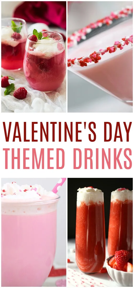 Romance is in the air with these Valentine's day themed drinks. Sweep your loved one off their feet with one of these sweet sips this holiday season.