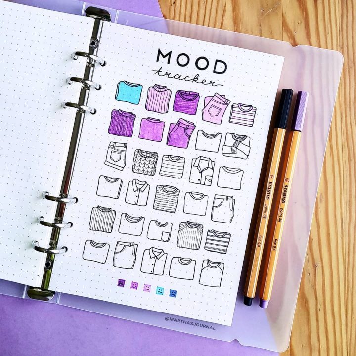 Bullet Journal Mood Tracker Ideas Today's Creative Ideas