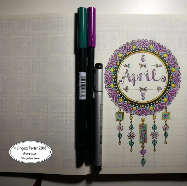 Dreamcatcher Bullet Journal Printable ⋆ aerialovely