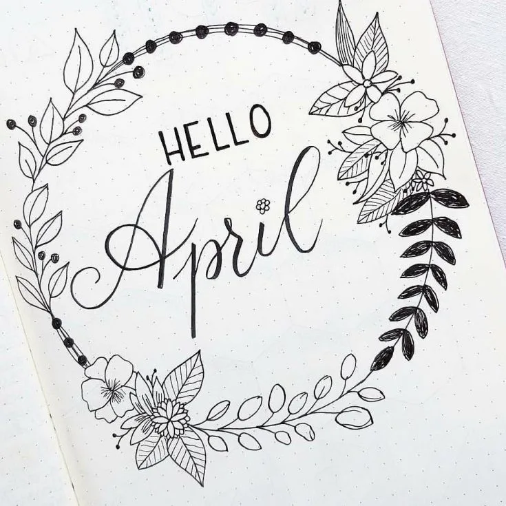 April Bullet Journal Ideas | Today's Creative Ideas