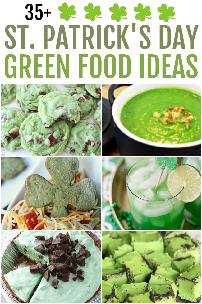 Celebrate St. Patrick's Day with fun and creative green food ideas. From breakfast to dinner and even dessert too! Loads of St. Patrick's Day party food and treat ideas.