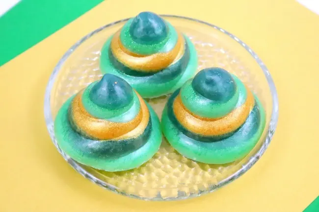 St. Patrick's Day soap is the best way to add festiveness to any bathroom. These poop emoji soaps will be a hit with all the little and big leprechauns.