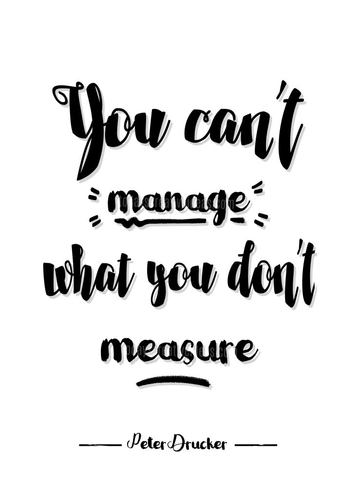 You cant manage what you dont measure Today s Creative Ideas You cant manage what you dont measure today s creative ideas
