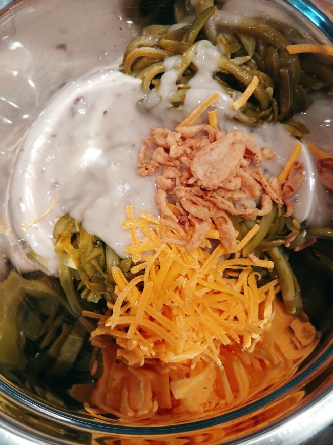 The best green bean casserole recipe you'll ever taste and the only one you will ever need. Made with only four simple delicious ingredients.