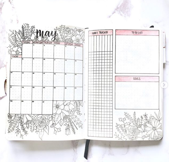 New Bullet Journal Spread Headers – Planning With Kay