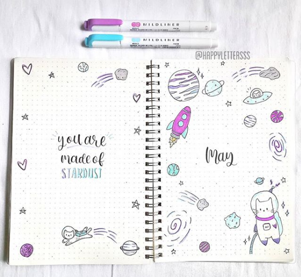 30+ May Bullet Journal Ideas | Spreads, Covers, and more!