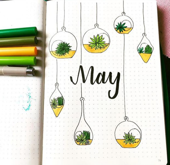 30+ May Bullet Journal Ideas