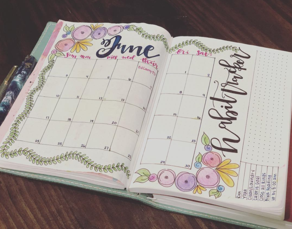 June Bullet Journal Ideas Today #39 s Creative Ideas