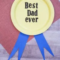 Best Dad Award - Paper Plate Father's Day Craft