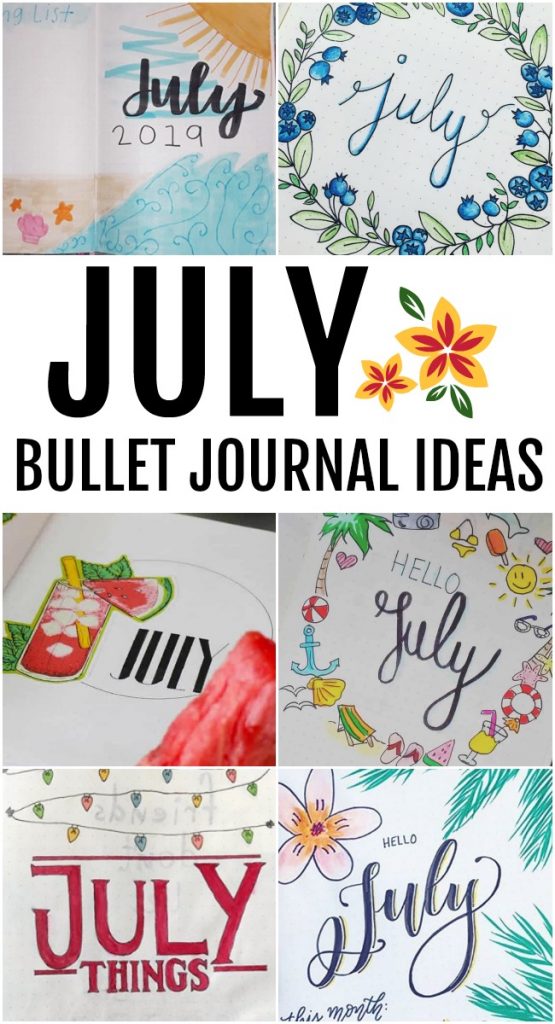 July Bullet Journal Ideas | Today's Creative Ideas
