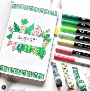 20+ August Bullet Journal Ideas | Today's Creative Ideas