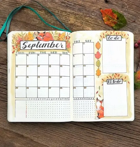 September Bullet Journal Ideas | Today's Creative Ideas