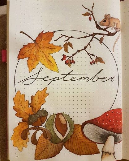 September Bullet Journal: Autumn Themed – With Love, Melissa