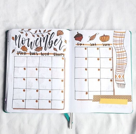 diy kalender mudah