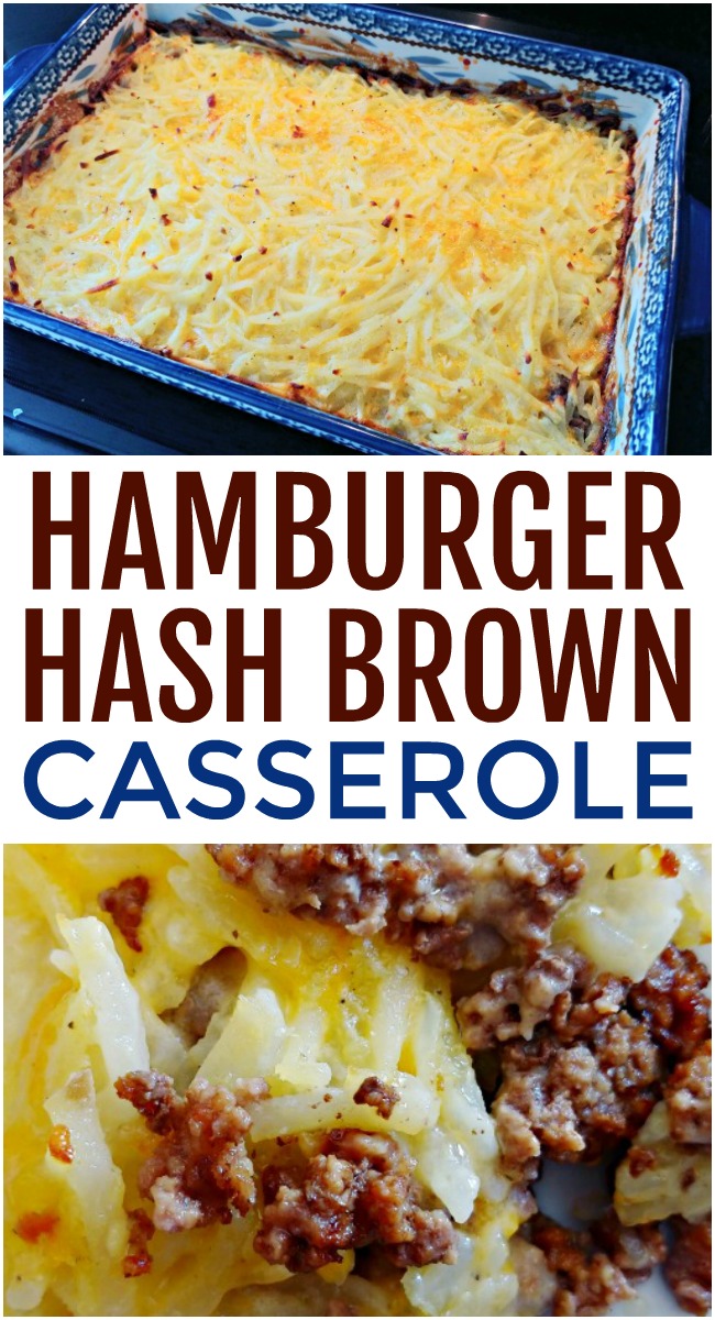 Hamburger Hash Brown Casserole A Cheesy Ground Beef Recipe