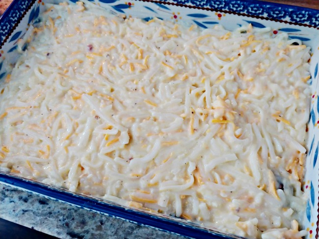 Hamburger Hash Brown Casserole Cheesy Ground Beef Recipe