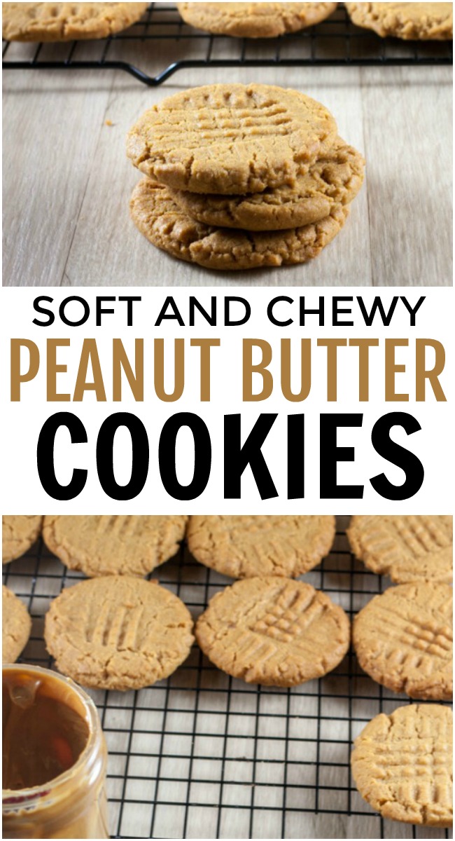 These super soft peanut butter cookies are easy to make, full of peanut butter flavor, the perfect chewiness, and irresistibly good! 