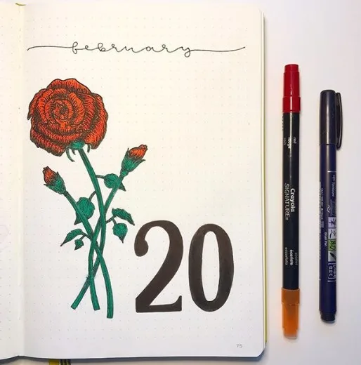 February Bullet Journal Ideas » Today's Creative Ideas