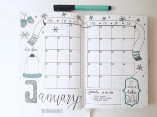 January Bullet Journal Ideas | Today's Creative Ideas