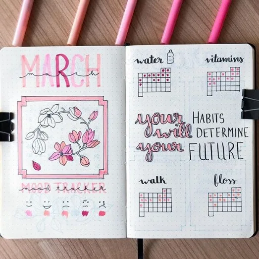 March Bullet Journal Ideas | Today's Creative Ideas