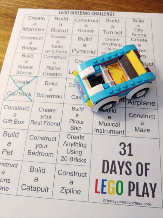 31 Days of LEGO play calendar! | Today's Creative Ideas