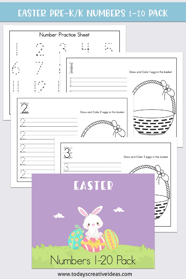 Easter Numbers Practice Worksheets Today s Creative Ideas