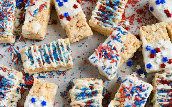 4th of July Rice Krispie Treats Recipe | Today's Creative