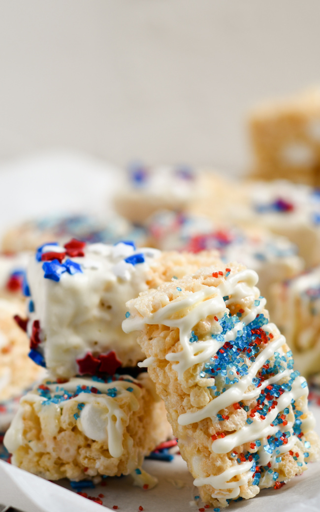 4th of July Rice Krispie Treats Recipe | Today's Creative