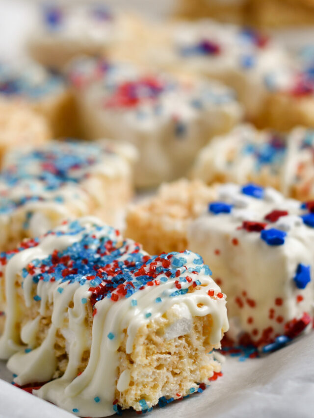 4th of July Rice Krispies Treat Recipe | Today's Creative Ideas