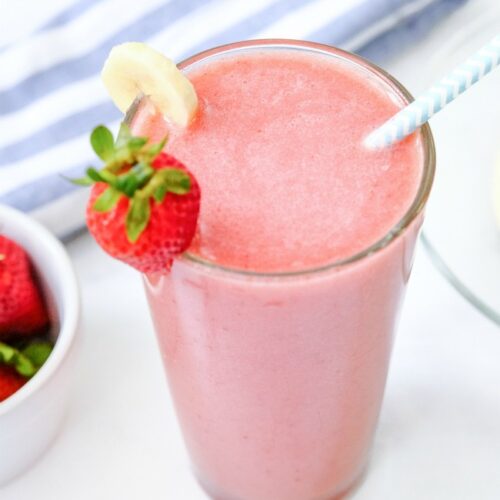 Strawberry Banana Smoothie Recipe | Today's Creative Ideas