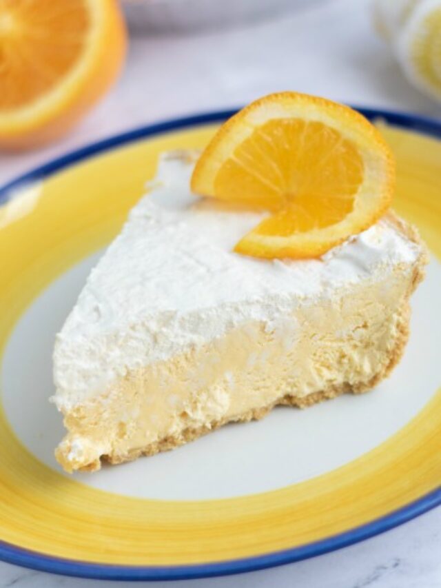 No Bake Orange Creamsicle Pie | Today's Creative Ideas