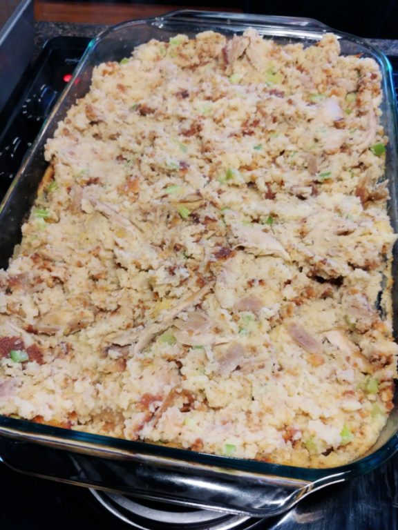 Southern Chicken Cornbread Dressing