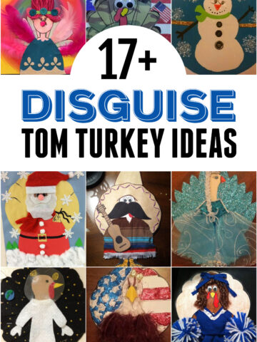 Collage of Disguise Tom Turkey Ideas