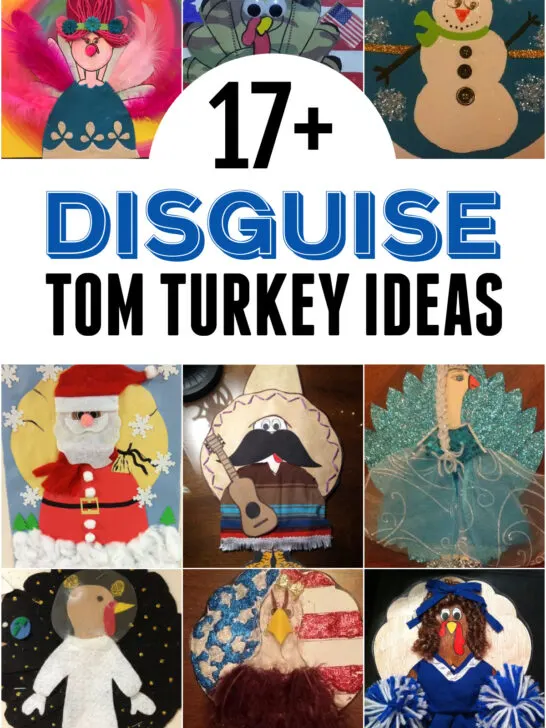 Collage of Disguise Tom Turkey Ideas