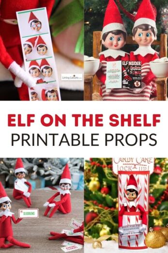 20+ Elf on the Shelf Printable Props | Today's Creative Ideas