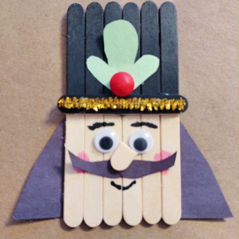 Popsicle Stick Nutcracker