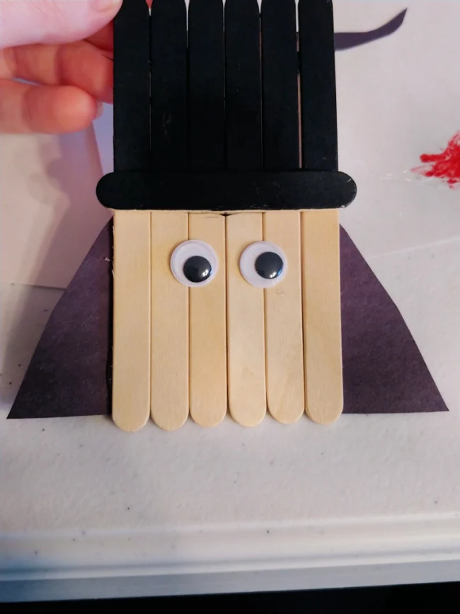 Popsicle Stick Nutcracker Craft for Kids