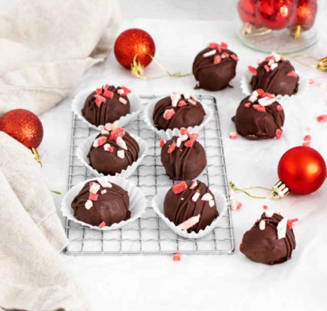 Peppermint Bark Truffles Recipe | Today's Creative Ideas