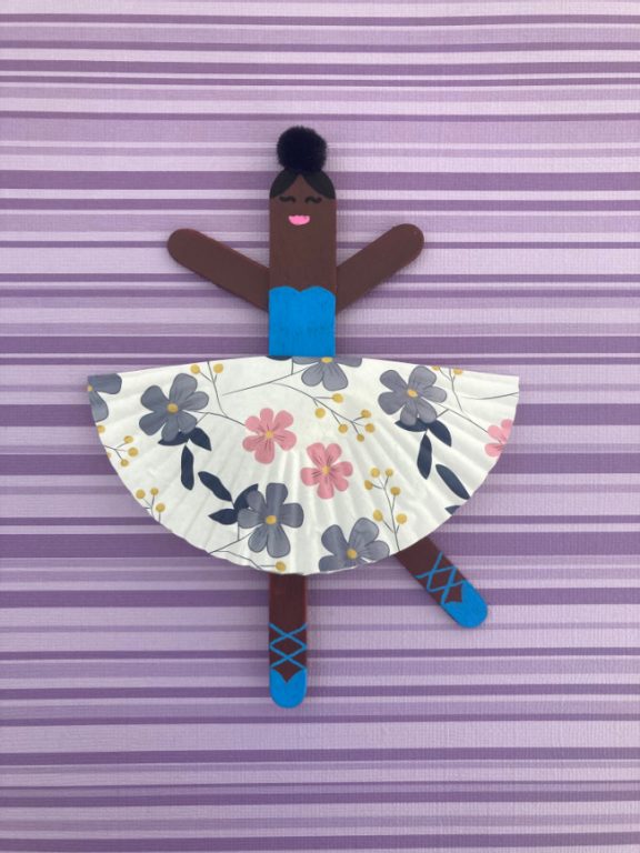 Popsicle Stick Ballerina Craft for Kids Today's Creative Ideas