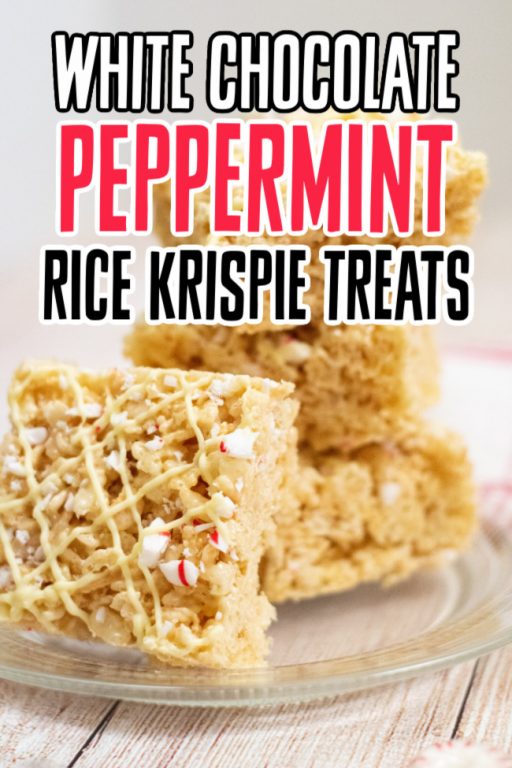 White Chocolate Peppermint Rice Krispie Treats | Today's Creative Ideas