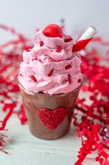 Valentine's Day Faux Milkshake Craft | Today's Creative Ideas